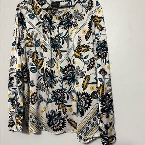 Liz Claiborne Multicolor Floral Blouse